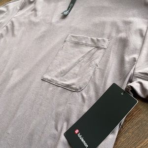 Lululemon. Purple fundamental pocket T. Brand new.